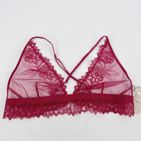 NWT Free People Amelie Lace Vivacious Bralette - Picture 4 of 7